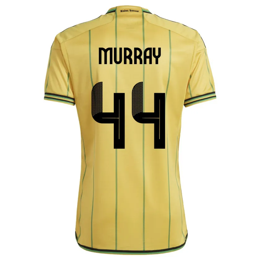 Danxen Herren Jamaika Satara Murray #44 Gelb Heimtrikot Trikot 24-26 T-Shirt Schweiz
