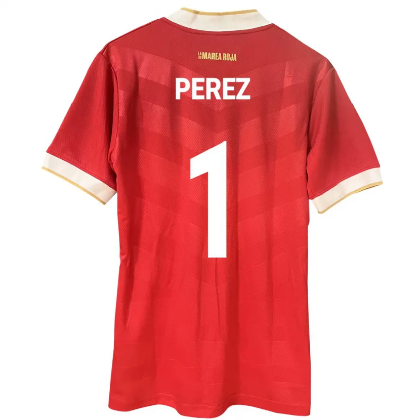 Danxen Herren Panama Miguel Pérez #1 Rot Heimtrikot Trikot 24-26 T-Shirt Schweiz