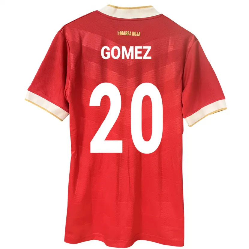 Danxen Herren Panama Ernesto Gómez #20 Rot Heimtrikot Trikot 24-26 T-Shirt Schweiz