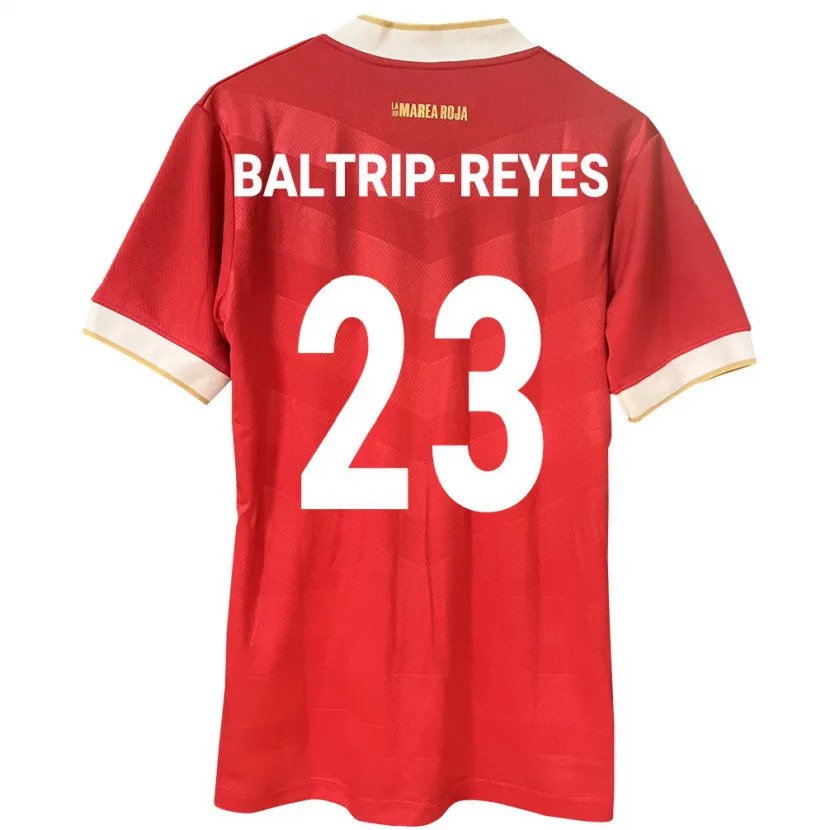 Danxen Herren Panama Carina Baltrip-Reyes #23 Rot Heimtrikot Trikot 24-26 T-Shirt Schweiz