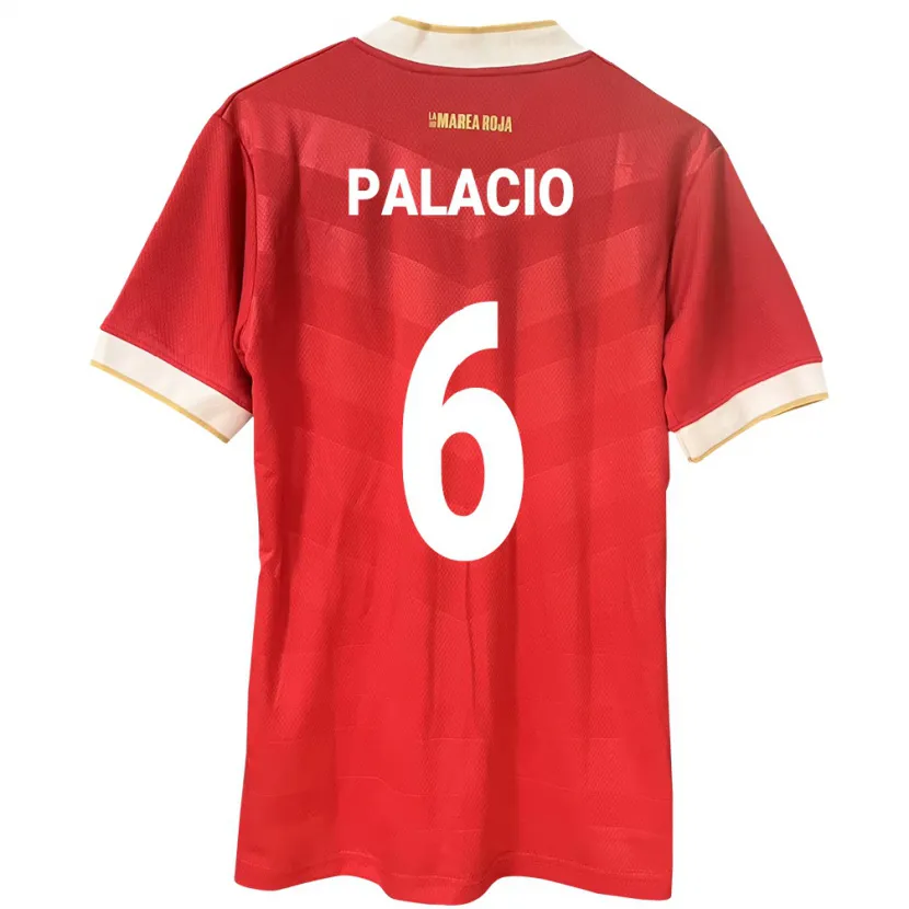 Danxen Herren Panama Yamileth Palacio #6 Rot Heimtrikot Trikot 24-26 T-Shirt Schweiz