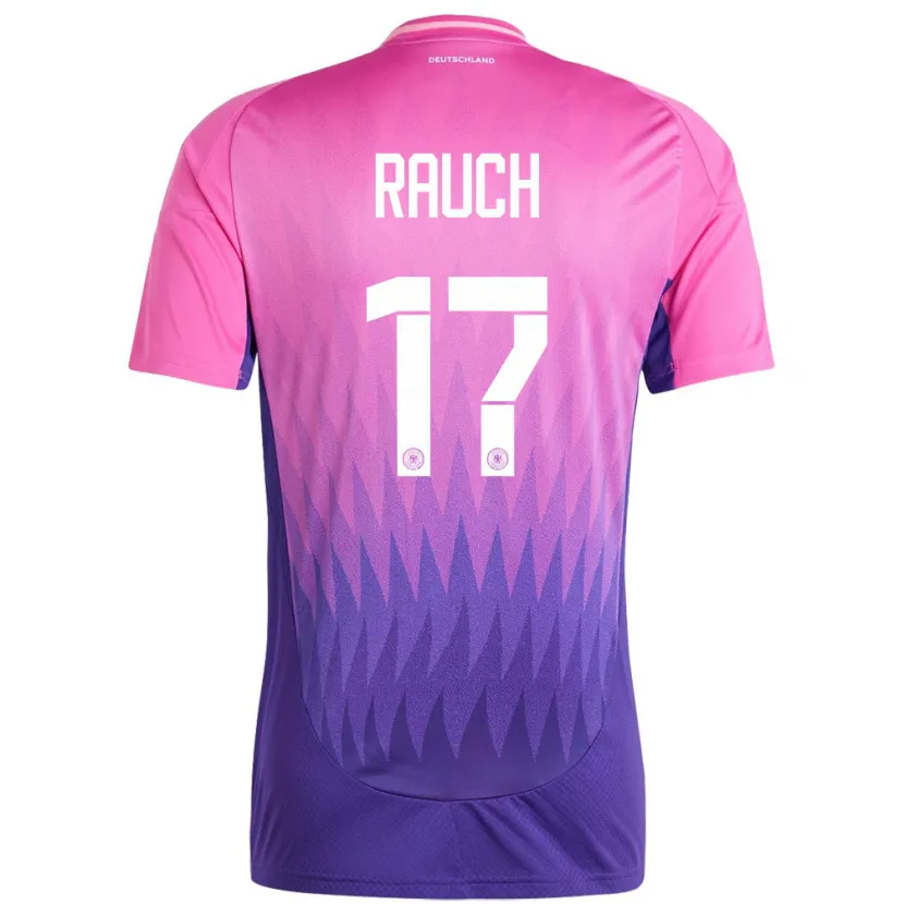 Danxen Herren Deutschland Felicitas Rauch #17 Pink Lila Auswärtstrikot Trikot 24-26 T-Shirt Schweiz