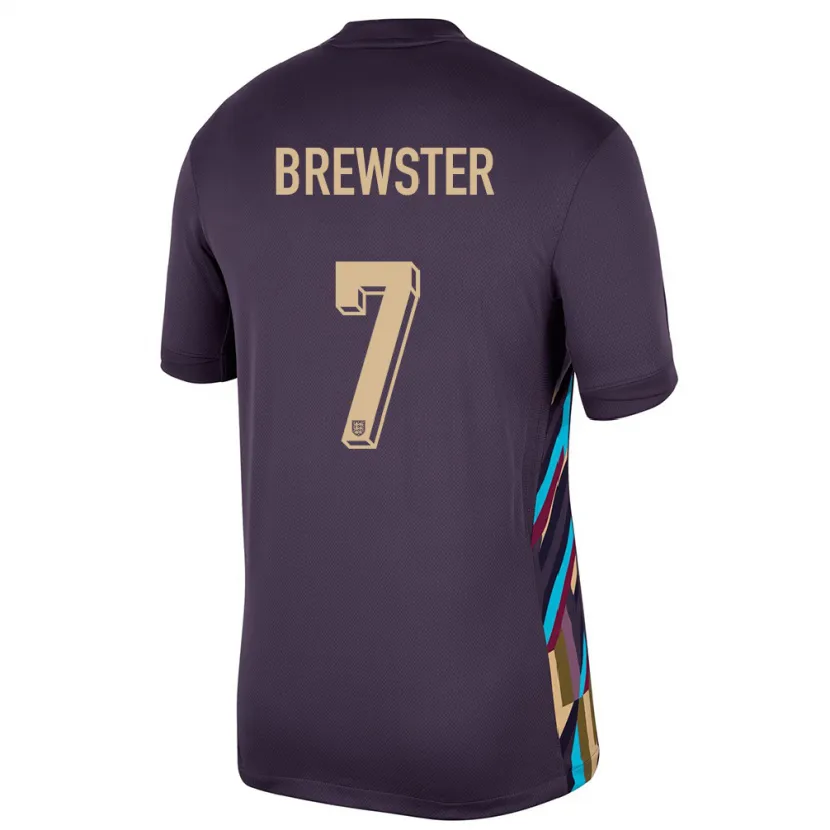 Danxen Herren England Rhian Brewster #7 Dunkle Rosine Auswärtstrikot Trikot 24-26 T-Shirt Schweiz