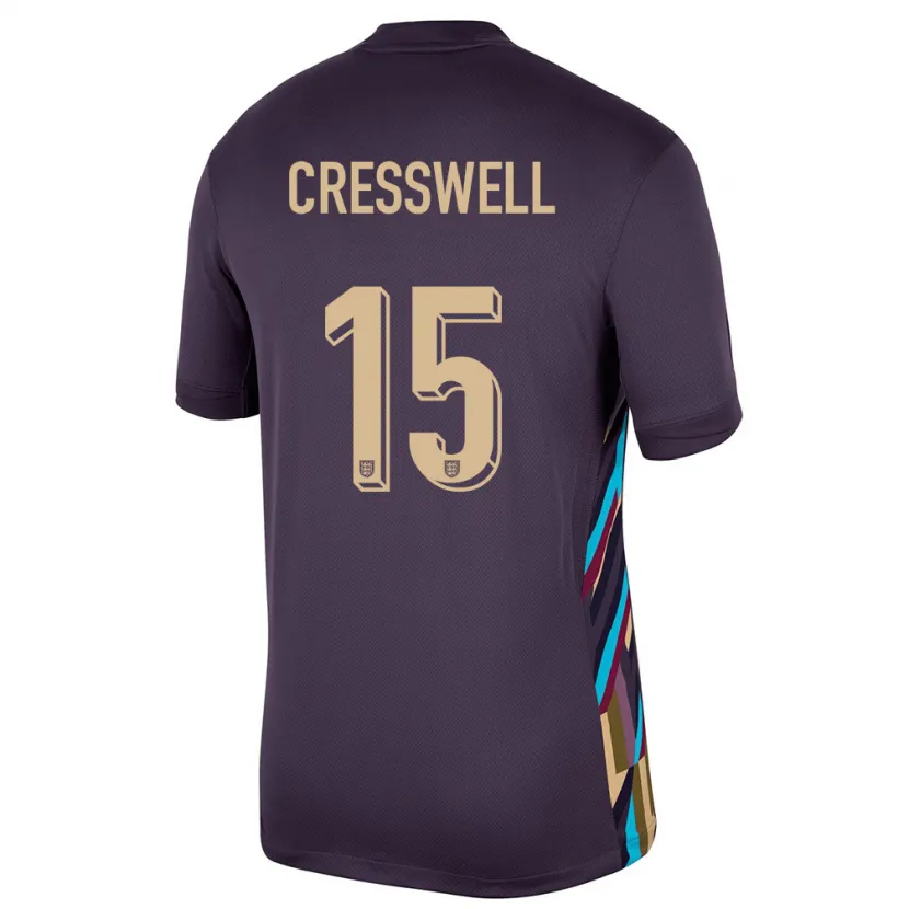 Danxen Herren England Charlie Cresswell #15 Dunkle Rosine Auswärtstrikot Trikot 24-26 T-Shirt Schweiz