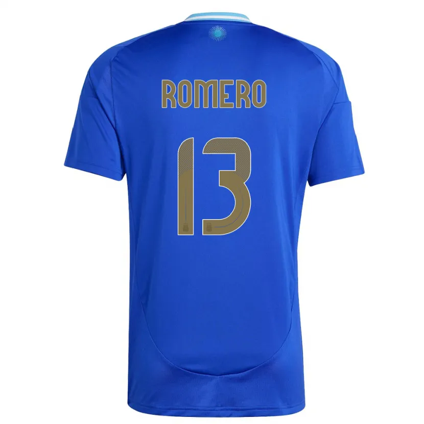 Danxen Herren Argentinien Cristian Romero #13 Blau Auswärtstrikot Trikot 24-26 T-Shirt Schweiz