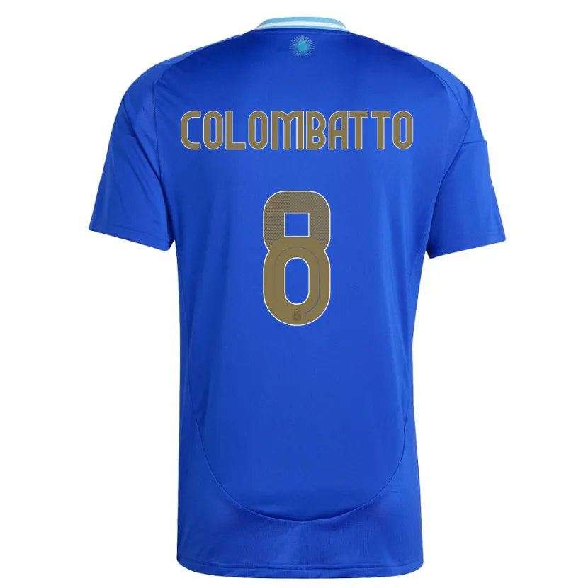 Danxen Herren Argentinien Santiago Colombatto #8 Blau Auswärtstrikot Trikot 24-26 T-Shirt Schweiz
