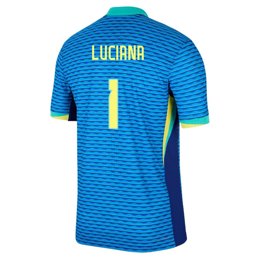 Danxen Herren Brasilien Luciana #1 Blau Auswärtstrikot Trikot 24-26 T-Shirt Schweiz