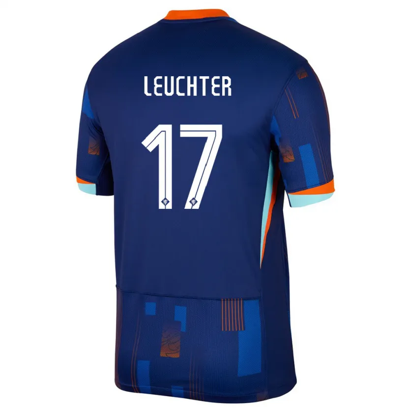 Danxen Herren Niederlande Romee Leuchter #17 Blau Auswärtstrikot Trikot 24-26 T-Shirt Schweiz
