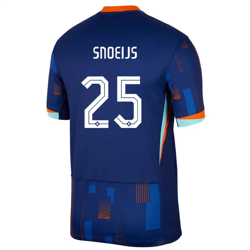 Danxen Herren Niederlande Katja Snoeijs #25 Blau Auswärtstrikot Trikot 24-26 T-Shirt Schweiz