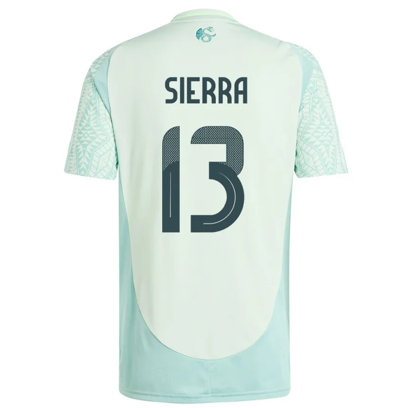 Danxen Herren Mexiko Bianca Sierra #13 Leinengrün Auswärtstrikot Trikot 24-26 T-Shirt Schweiz