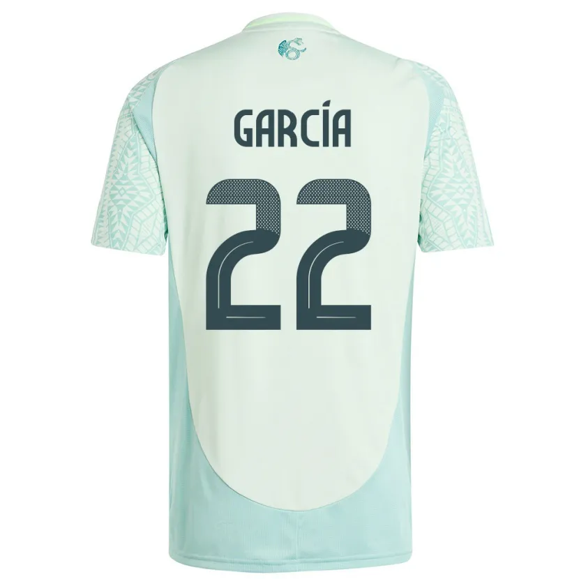 Danxen Herren Mexiko Diana Garcia #22 Leinengrün Auswärtstrikot Trikot 24-26 T-Shirt Schweiz