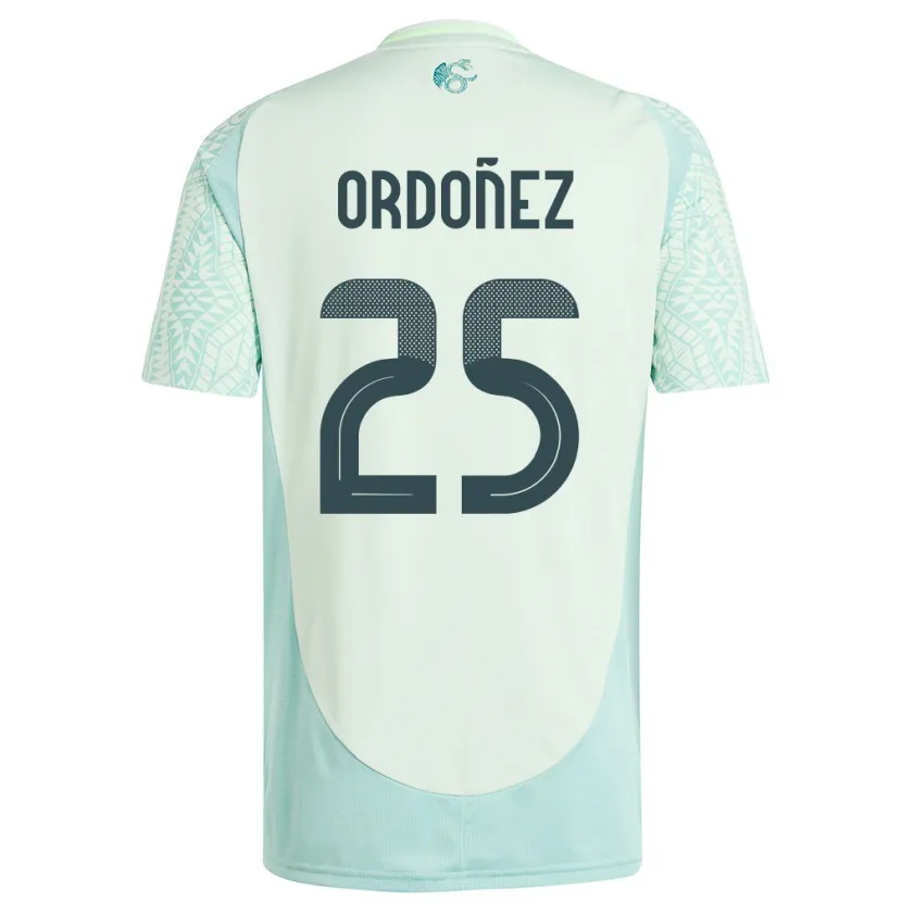 Danxen Herren Mexiko Diana Ordonez #25 Leinengrün Auswärtstrikot Trikot 24-26 T-Shirt Schweiz