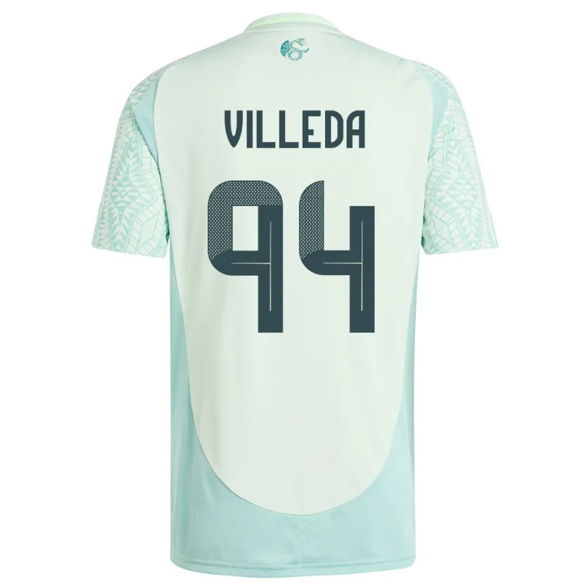 Danxen Herren Mexiko Melany Villeda #94 Leinengrün Auswärtstrikot Trikot 24-26 T-Shirt Schweiz