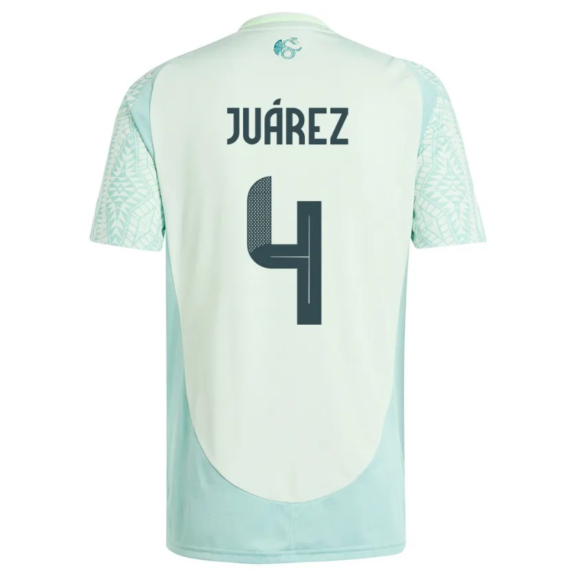Danxen Herren Mexiko Ramon Juarez #4 Leinengrün Auswärtstrikot Trikot 24-26 T-Shirt Schweiz