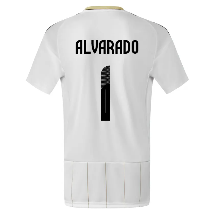 Danxen Herren Costa Rica Esteban Alvarado #1 Weiß Auswärtstrikot Trikot 24-26 T-Shirt Schweiz