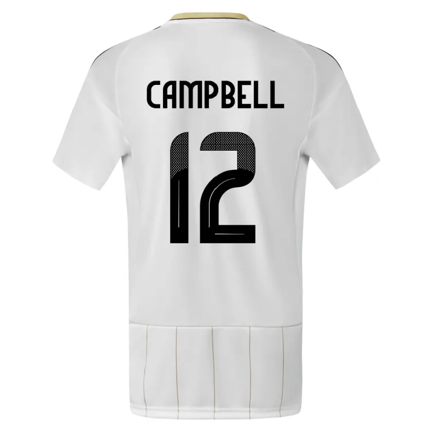 Danxen Herren Costa Rica Joel Campbell #12 Weiß Auswärtstrikot Trikot 24-26 T-Shirt Schweiz