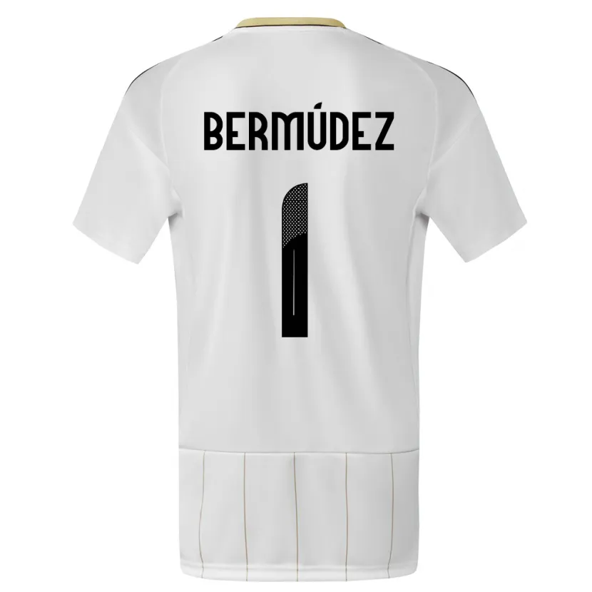 Danxen Herren Costa Rica Noelia Bermudez #1 Weiß Auswärtstrikot Trikot 24-26 T-Shirt Schweiz