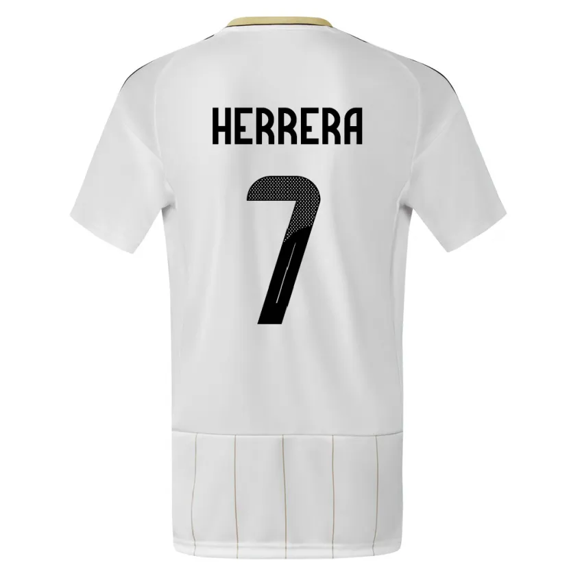 Danxen Herren Costa Rica Melissa Herrera #7 Weiß Auswärtstrikot Trikot 24-26 T-Shirt Schweiz