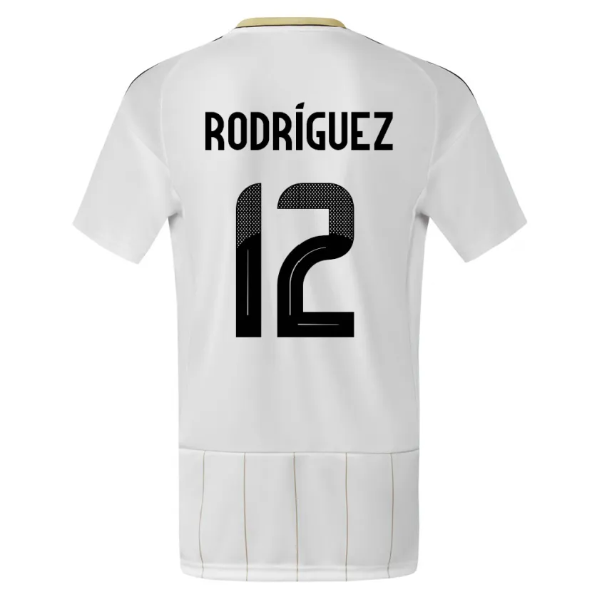 Danxen Herren Costa Rica Lixy Rodriguez #12 Weiß Auswärtstrikot Trikot 24-26 T-Shirt Schweiz