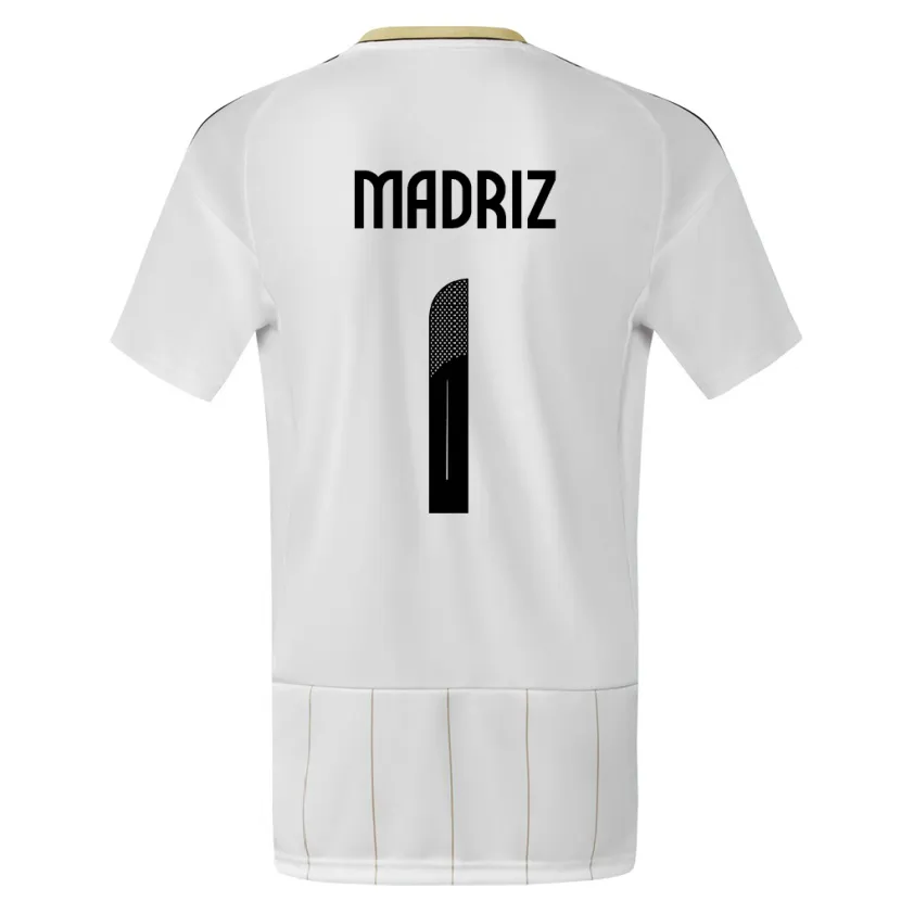 Danxen Herren Costa Rica Abraham Madriz #1 Weiß Auswärtstrikot Trikot 24-26 T-Shirt Schweiz