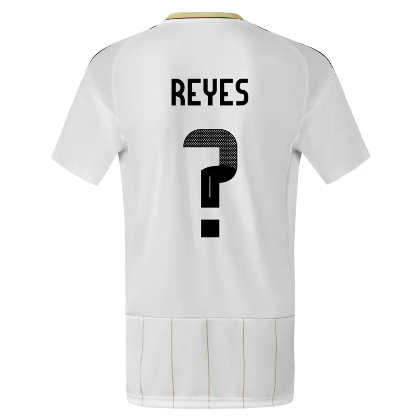 Danxen Herren Costa Rica Kenan Reyes #0 Weiß Auswärtstrikot Trikot 24-26 T-Shirt Schweiz