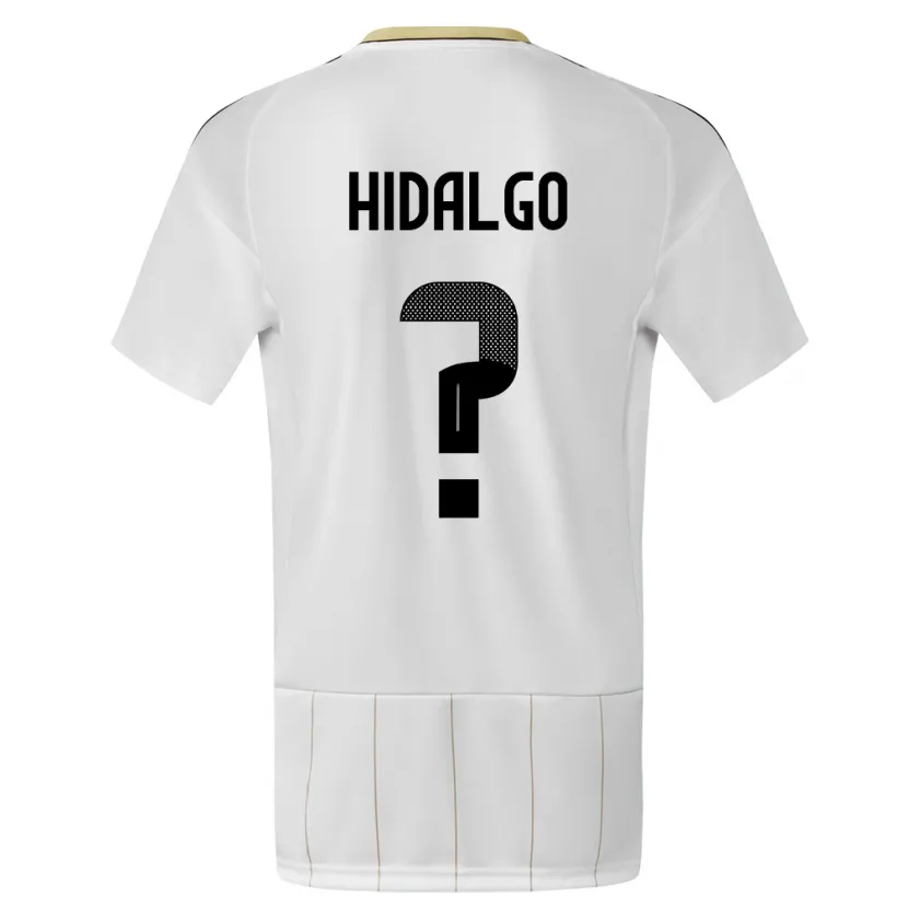 Danxen Herren Costa Rica Pablo Hidalgo #0 Weiß Auswärtstrikot Trikot 24-26 T-Shirt Schweiz