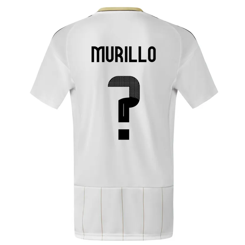Danxen Herren Costa Rica Isaac Murillo #0 Weiß Auswärtstrikot Trikot 24-26 T-Shirt Schweiz