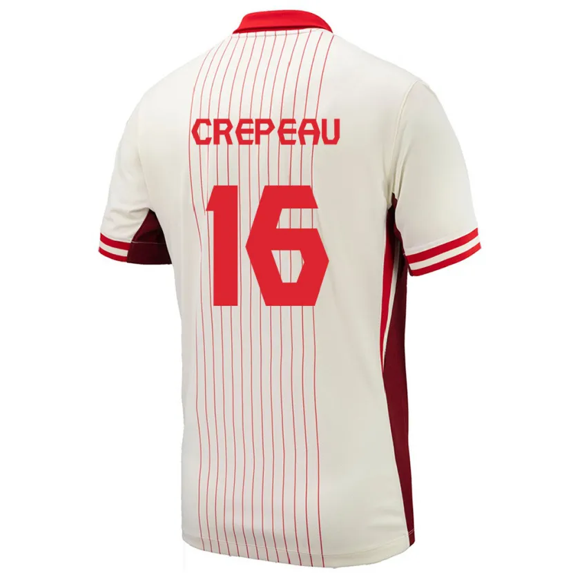 Danxen Herren Kanada Maxime Crépeau #16 Weiß Auswärtstrikot Trikot 24-26 T-Shirt Schweiz