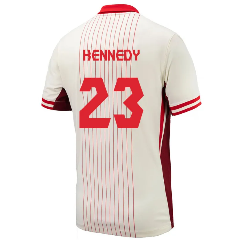 Danxen Herren Kanada Scott Kennedy #23 Weiß Auswärtstrikot Trikot 24-26 T-Shirt Schweiz