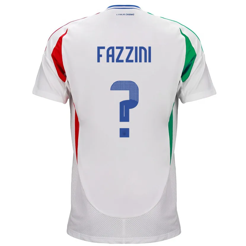 Danxen Herren Italien Jacopo Fazzini #0 Weiß Auswärtstrikot Trikot 24-26 T-Shirt Schweiz