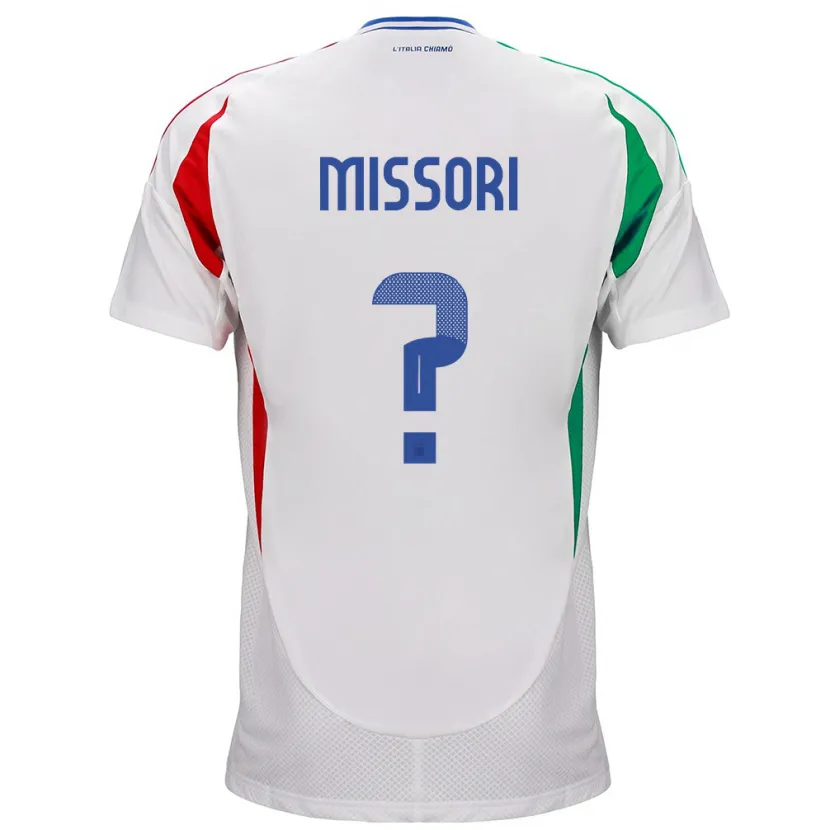 Danxen Herren Italien Filippo Missori #0 Weiß Auswärtstrikot Trikot 24-26 T-Shirt Schweiz