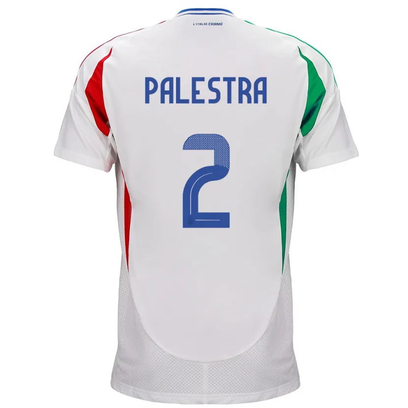 Danxen Herren Italien Marco Palestra #2 Weiß Auswärtstrikot Trikot 24-26 T-Shirt Schweiz