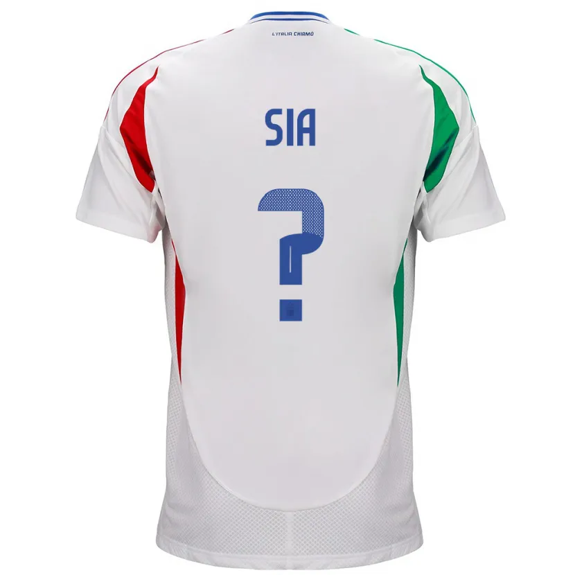 Danxen Herren Italien Diego Sia #0 Weiß Auswärtstrikot Trikot 24-26 T-Shirt Schweiz