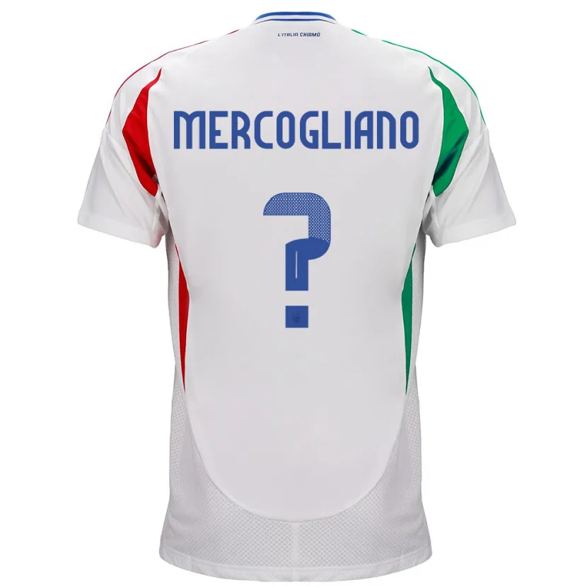 Danxen Herren Italien Mattia Mercogliano #0 Weiß Auswärtstrikot Trikot 24-26 T-Shirt Schweiz