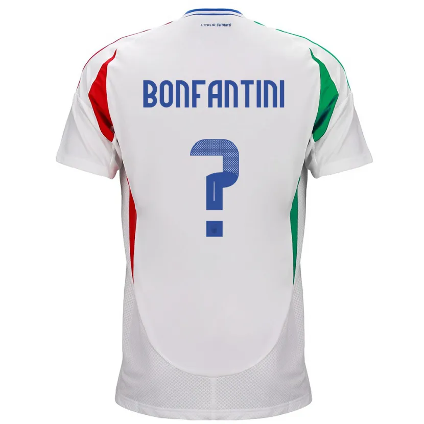 Danxen Herren Italien Agnese Bonfantini #0 Weiß Auswärtstrikot Trikot 24-26 T-Shirt Schweiz