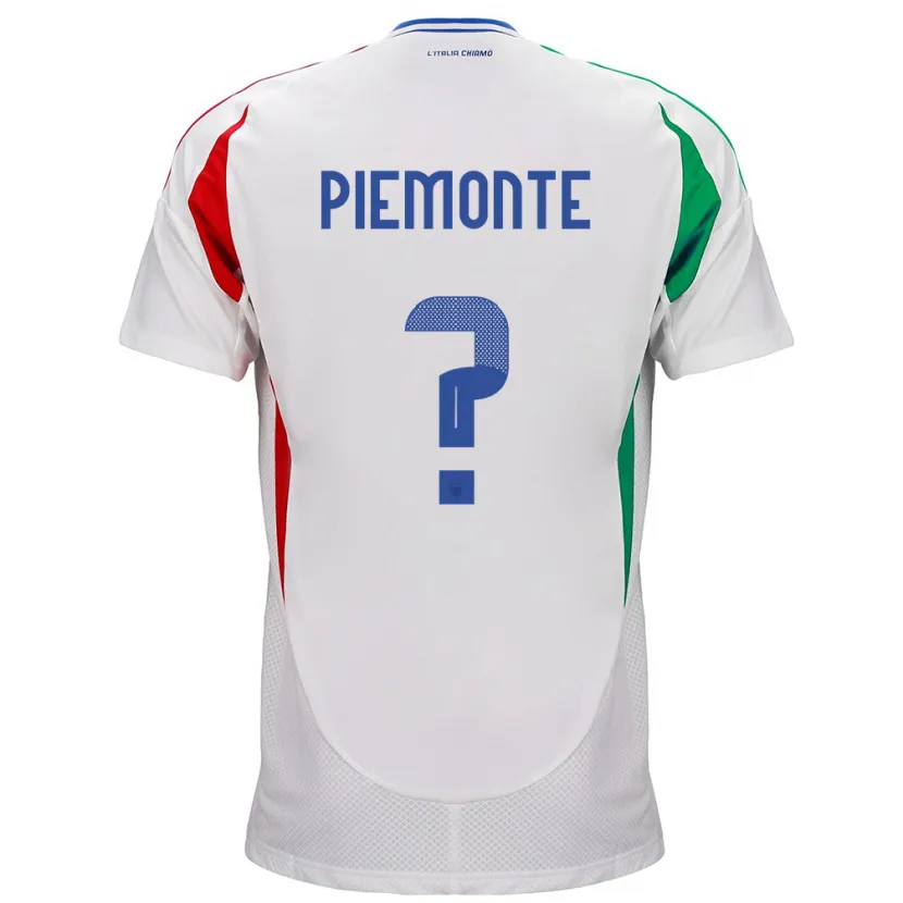 Danxen Herren Italien Martina Piemonte #0 Weiß Auswärtstrikot Trikot 24-26 T-Shirt Schweiz
