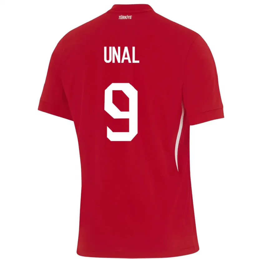 Danxen Herren Türkei Enes Ünal #9 Rot Auswärtstrikot Trikot 24-26 T-Shirt Schweiz