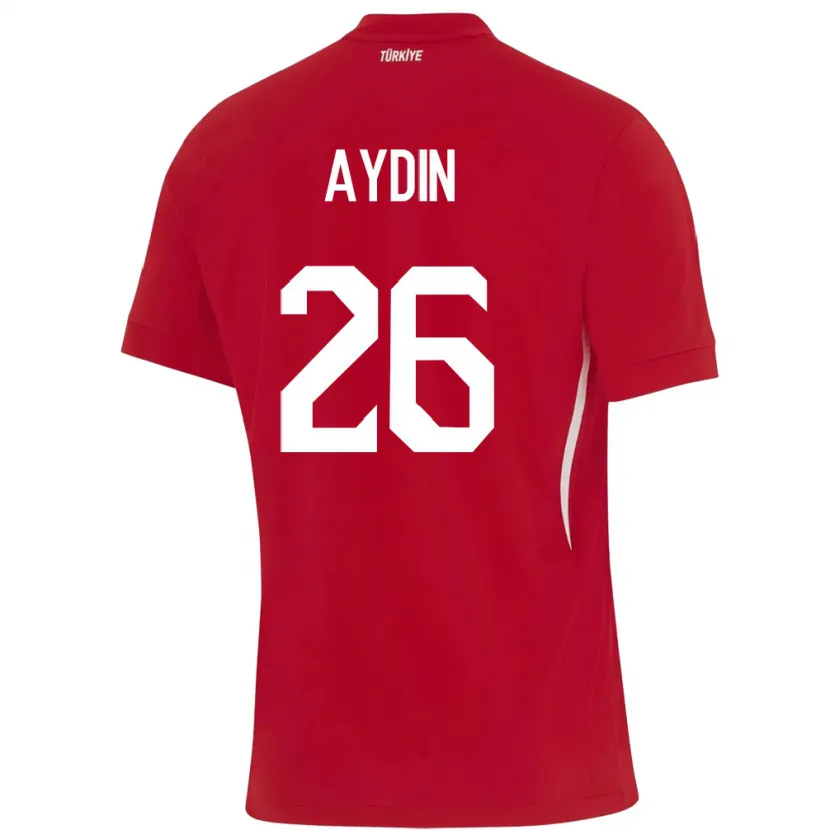 Danxen Herren Türkei Oğuz Aydın #26 Rot Auswärtstrikot Trikot 24-26 T-Shirt Schweiz