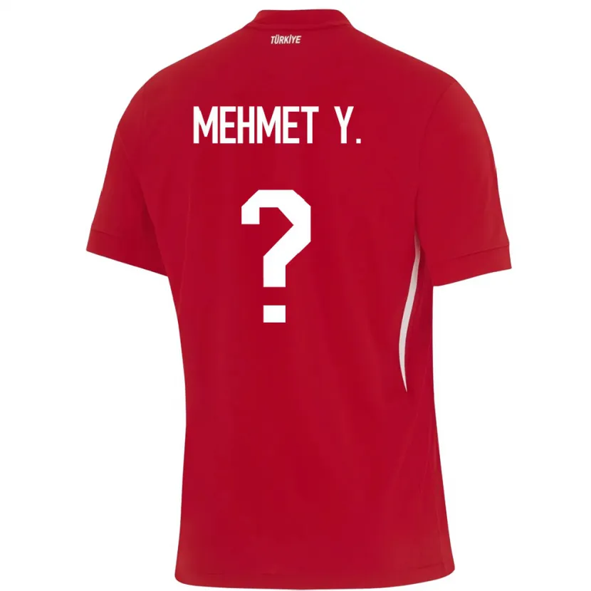 Danxen Herren Türkei Mehmet Yildirim #0 Rot Auswärtstrikot Trikot 24-26 T-Shirt Schweiz