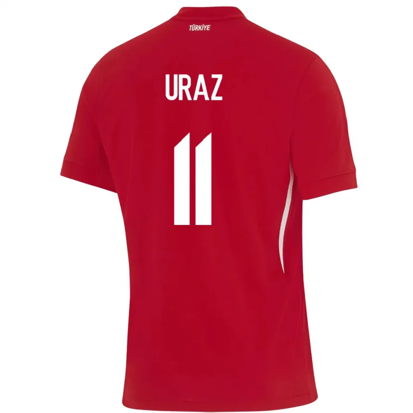 Danxen Herren Türkei Yağmur Uraz #11 Rot Auswärtstrikot Trikot 24-26 T-Shirt Schweiz