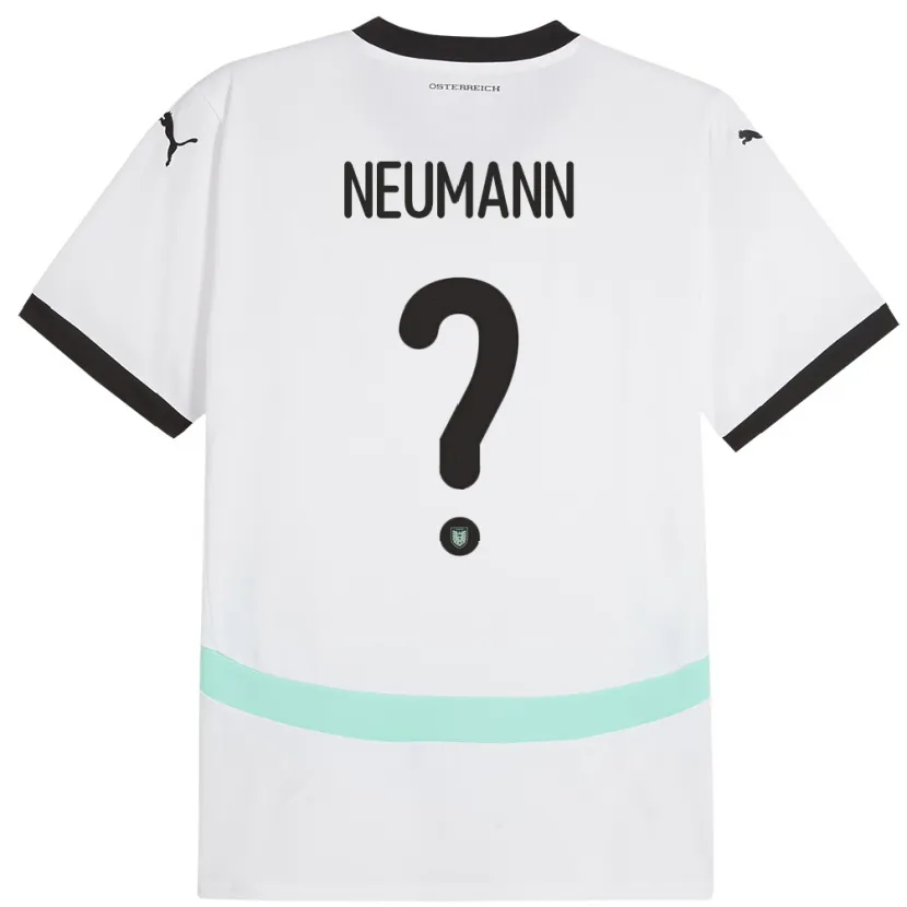 Danxen Herren Österreich Moritz Neumann #0 Weiß Auswärtstrikot Trikot 24-26 T-Shirt Schweiz