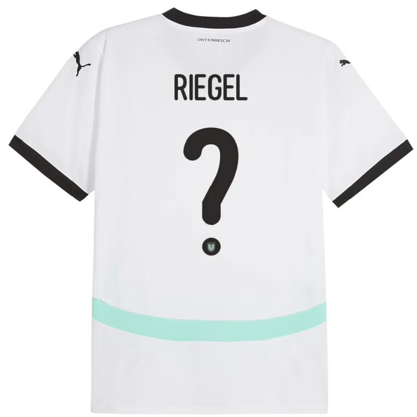 Danxen Herren Österreich Adrian Riegel #0 Weiß Auswärtstrikot Trikot 24-26 T-Shirt Schweiz