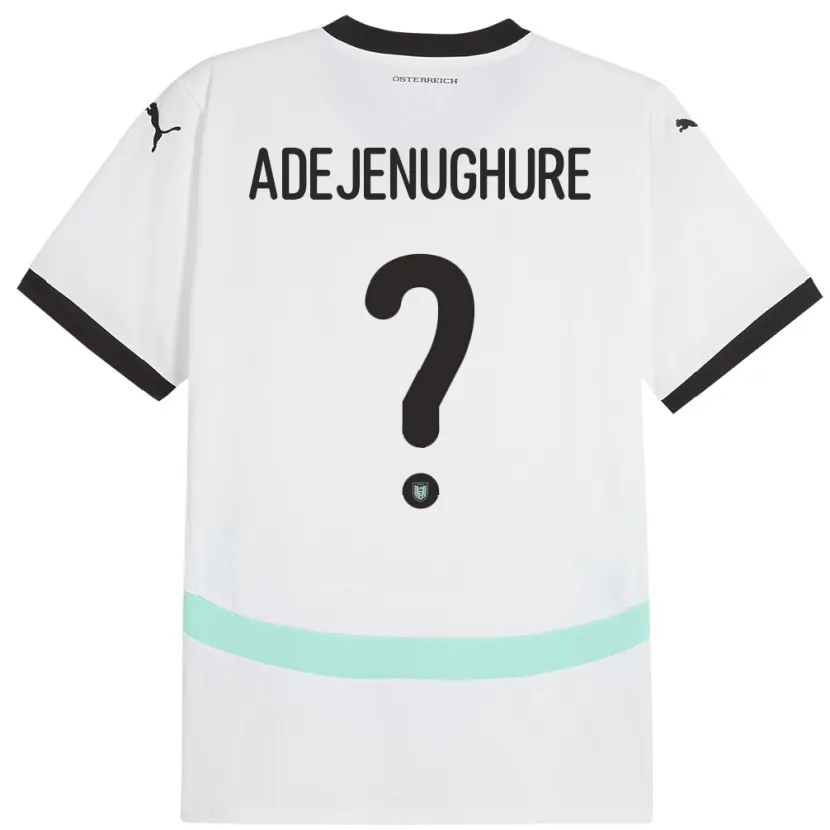 Danxen Herren Österreich Oghenetejiri Adejenughure #0 Weiß Auswärtstrikot Trikot 24-26 T-Shirt Schweiz