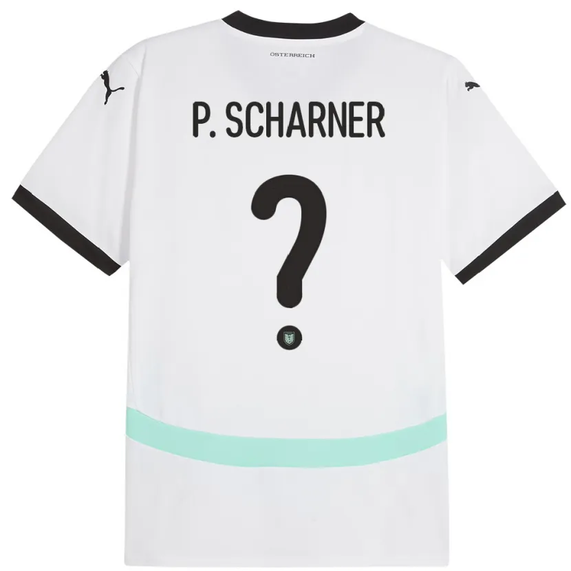 Danxen Herren Österreich Paul Scharner #0 Weiß Auswärtstrikot Trikot 24-26 T-Shirt Schweiz