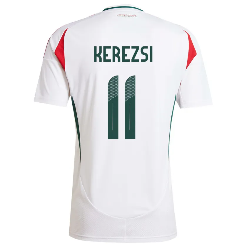Danxen Herren Ungarn Zalán Kerezsi #11 Weiß Auswärtstrikot Trikot 24-26 T-Shirt Schweiz