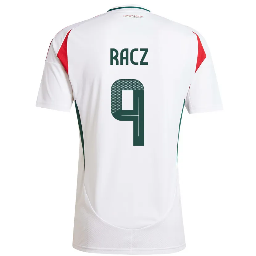 Danxen Herren Ungarn Balázs Rácz #9 Weiß Auswärtstrikot Trikot 24-26 T-Shirt Schweiz