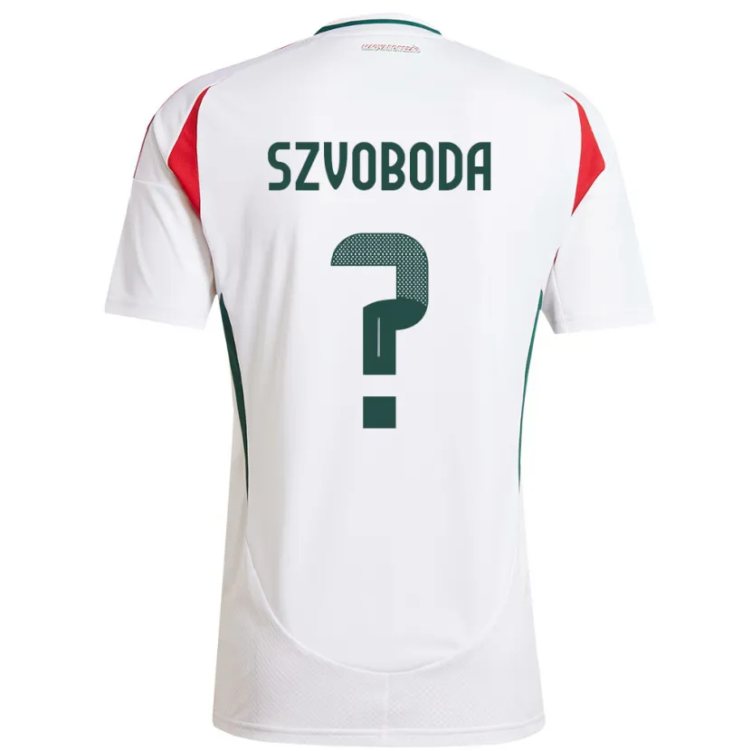 Danxen Herren Ungarn Dániel Szvoboda #0 Weiß Auswärtstrikot Trikot 24-26 T-Shirt Schweiz