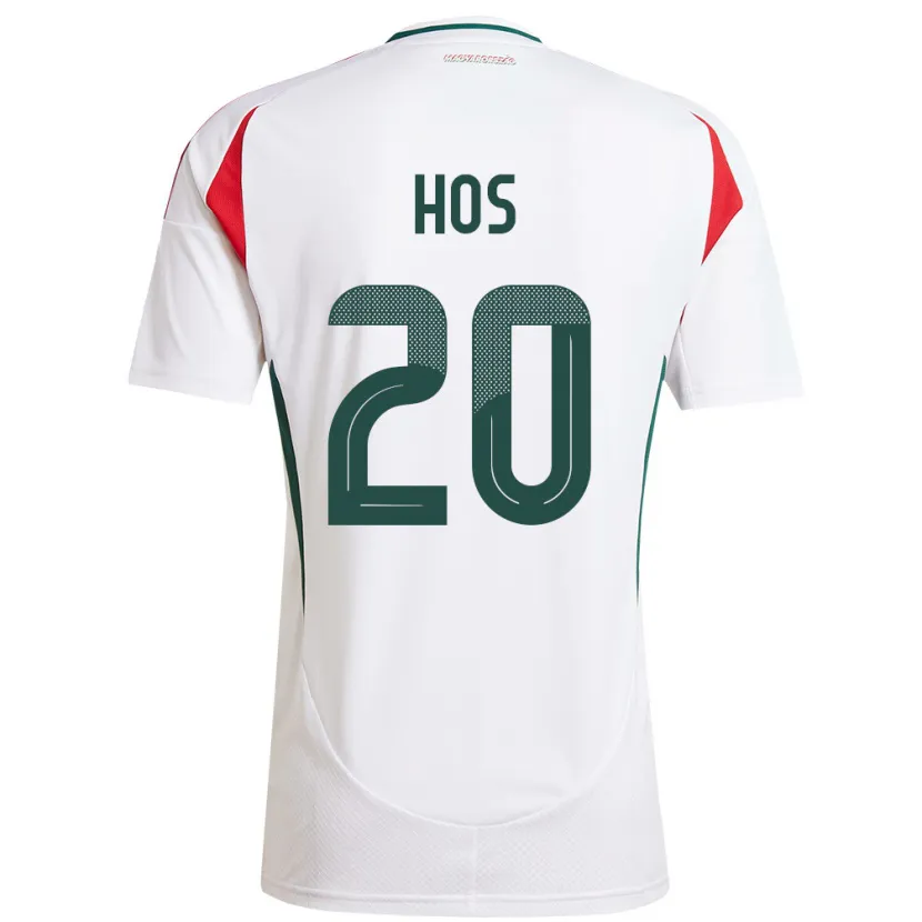 Danxen Herren Ungarn Zsombor Hős #20 Weiß Auswärtstrikot Trikot 24-26 T-Shirt Schweiz