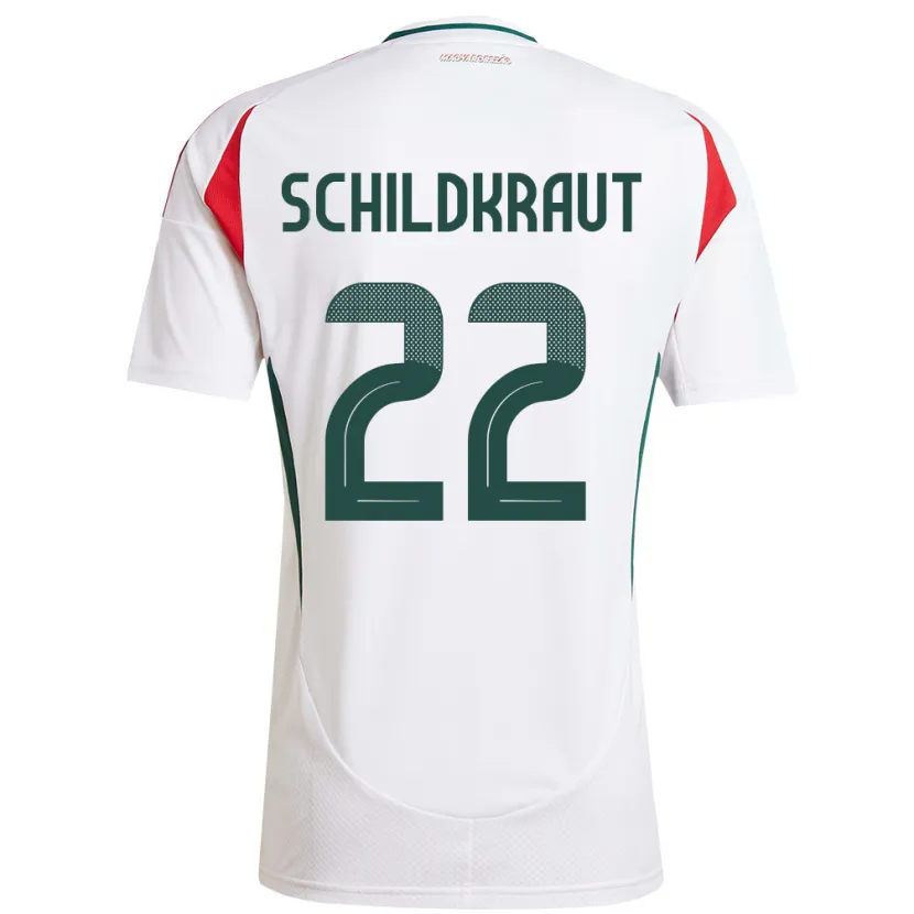 Danxen Herren Ungarn Fruzsina Schildkraut #22 Weiß Auswärtstrikot Trikot 24-26 T-Shirt Schweiz