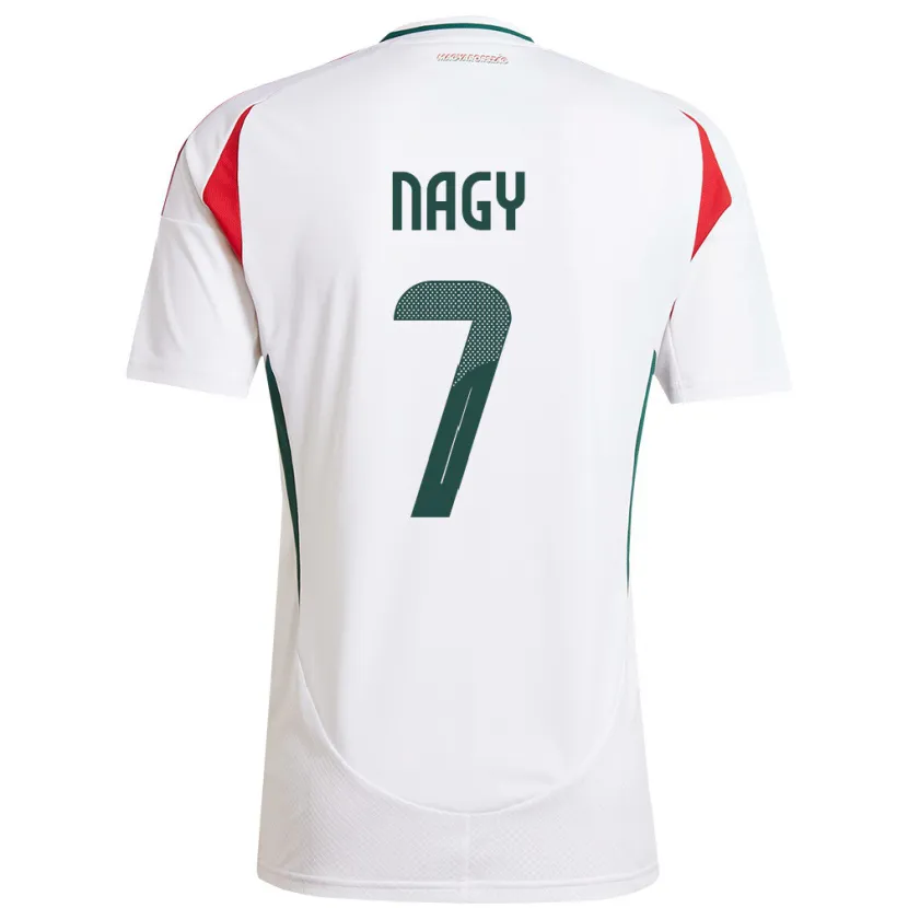 Danxen Herren Ungarn Fanni Nagy #7 Weiß Auswärtstrikot Trikot 24-26 T-Shirt Schweiz